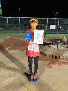 第９回福島県オープンベテランテニス選手権大会女子シングルス５５歳以上入賞者