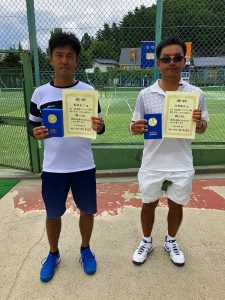 第９回福島県オープンベテランテニス選手権大会男子シングルス４０歳以上入賞者