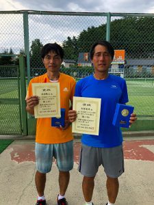 第９回福島県オープンベテランテニス選手権大会男子シングルス４５歳以上入賞者