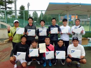 第６０回福島県クラブ対抗テニス大会男子の部優勝