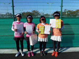 第４１回福島県秋季ダブルステニス選手権大会５５歳以上女子ダブルス入賞者