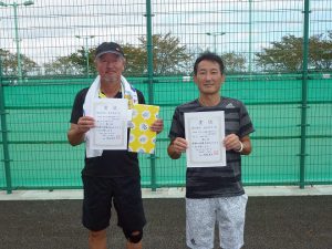第４１回福島県秋季ダブルステニス選手権大会５０歳以上男子ダブルス入賞者