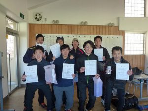 第４５回福島県ダブルステニス選手権大会一般の部入賞者