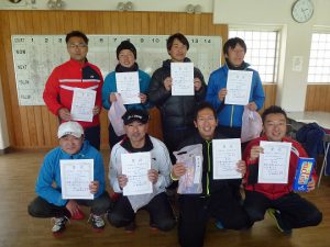 第４５回福島県ダブルステニス選手権大会男子３５歳の部入賞者