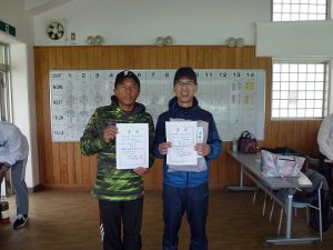 第４５回福島県ダブルステニス選手権大会男子５５歳の部入賞者