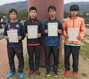 第３６回福島県春季ジュニアシングルステニス選手権大会Ｕ１６の部男子入賞者