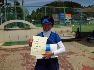 第４６回福島県テニス選手権大会４０歳以上女子シングルス優勝