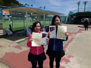 第４６回福島県テニス選手権大会一般女子ダブルス優勝