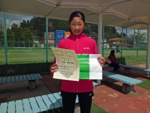 第４６回福島県テニス選手権大会一般女子シングルス優勝