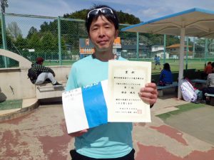 第４６回福島県テニス選手権大会３５歳以上男子シングルス優勝