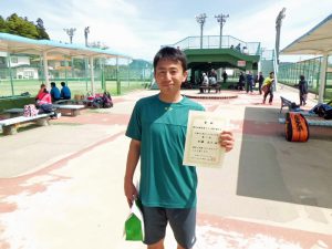 第４６回福島県テニス選手権大会４０歳以上男子シングルス優勝