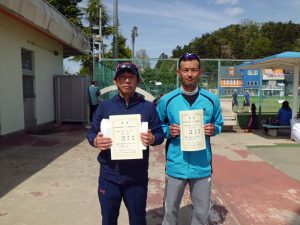 第４６回福島県テニス選手権大会４５歳以上男子ダブルス優勝
