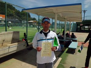 第４６回福島県テニス選手権大会４５歳以上男子シングルス優勝