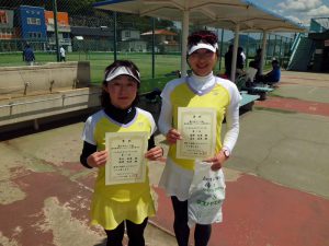 第６１回オノヤ杯兼福島県春季ダブルステニス選手権大会４０歳以上女子ダブルス優勝
