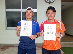 第６１回オノヤ杯兼福島県春季ダブルステニス選手権大会一般男子ダブルス優勝