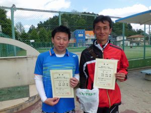 第６１回オノヤ杯兼福島県春季ダブルステニス選手権大会３５歳以上男子ダブルス優勝