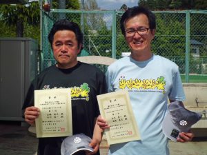 第６１回オノヤ杯兼福島県春季ダブルステニス選手権大会５５歳以上男子ダブルス優勝