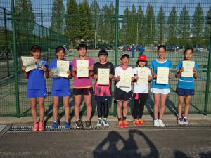 第３６回福島県春季ジュニアテニス選手権大会Ｕ１２女子ダブルス入賞者