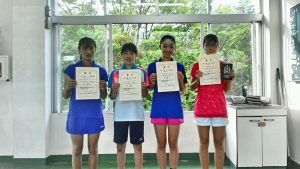 日植杯１９ＲＳＫ全国選抜ジュニアテニス選手権福島県予選女子入賞者