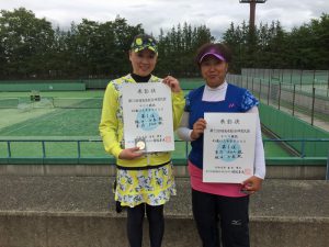 第７２回福島県総合体育大会テニス競技４５歳以上女子ダブルス優勝