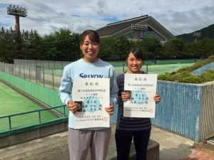 第７２回福島県総合体育大会テニス競技一般女子ダブルス優勝
