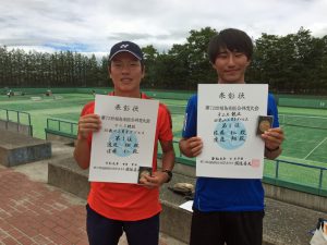 第７２回福島県総合体育大会テニス競技３５歳以上男子ダブルス優勝