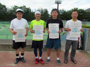 第７２回福島県総合体育大会テニス競技５５歳以上男子シングルス優勝