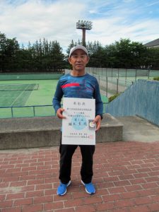 第７２回福島県総合体育大会テニス競技６５歳以上男子シングルス優勝