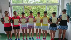 中牟田杯全国選抜ジュニアテニス選手権福島県予選女子ダブルス入賞者