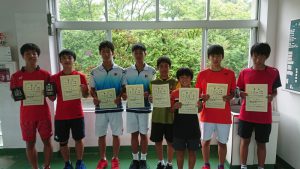 中牟田杯全国選抜ジュニアテニス選手権福島県予選男子ダブルス入賞者
