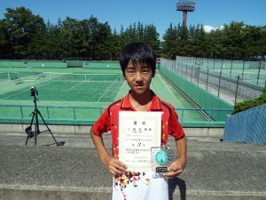 第３３回福島県秋季小学生テニス選手権大会男子３位