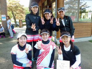 第６１回福島県クラブ対抗テニス大会女子優勝チーム