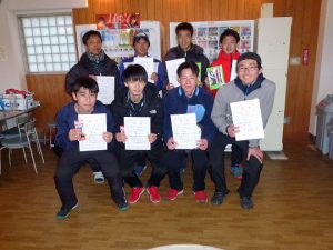 第４６回福島県ダブルステニス選手権大会一般男子の部入賞者