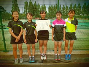 ２０２０福島県中学生テニス選手権大会女子３位