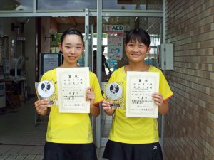 ２０２０福島県中学生テニス選手権大会女子ダブルス優勝
