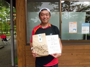 第４１回中尾杯福島県シングルステニス選手権３５歳男子シングルス優勝