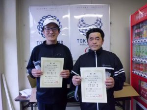 第６３回オノヤ杯福島県春季ダブルステニス選手家大会５５歳以上男子ダブルス優勝