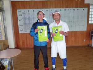 第４８回福島県テニス選手権大会５５歳以上男子ダブルス入賞者