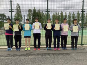 第３８回福島県春季ジュニアテニス選手権大会Ｕ１６女子ダブルス入賞者