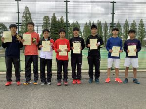 第３８回福島県春季ジュニアテニス選手権大会Ｕ１６男子ダブルス入賞者
