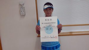 第７４回福島県総合体育大会テニス競技４０歳以上女子シングルス入賞者