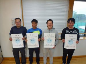 第７４回福島県総合体育大会テニス競技３５歳以上男子シングルス入賞者