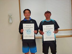 第７４回福島県総合体育大会テニス競技４５歳以上男子シングルス入賞者