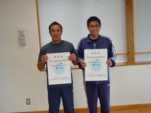 第７４回福島県総合体育大会テニス競技６０歳以上男子シングルス入賞者