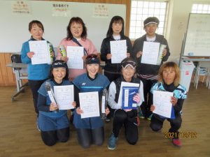第４８回福島県ダブルステニス選手権大会４０歳男子の部入賞者