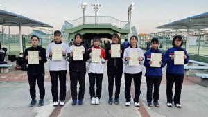 第３９回福島県春季ジュニアダブルステニス選手権大会Ｕ１８の部女子入賞者