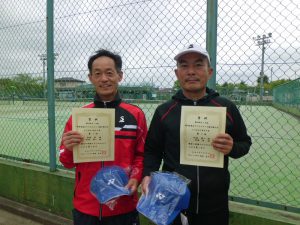 第６４回オノヤ杯兼福島県春季ダブルステニス選手権５５歳男子の部入賞者