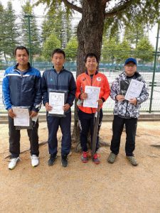 第４９回福島県テニス選手権大会３５歳以上男子ダブルス入賞者