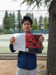 第４９回福島県テニス選手権大会３５歳以上男子シングルス２位