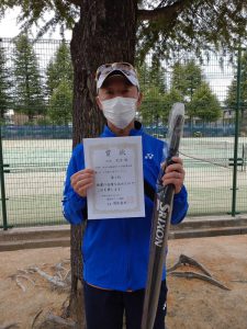 第４９回福島県テニス選手権大会４５歳以上男子シングルス優勝